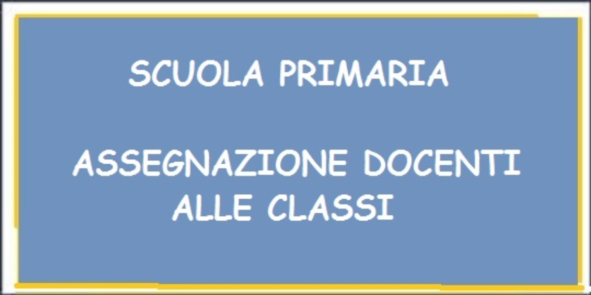 DOCENTI/CLASSI - SCUOLA PRIMARIA